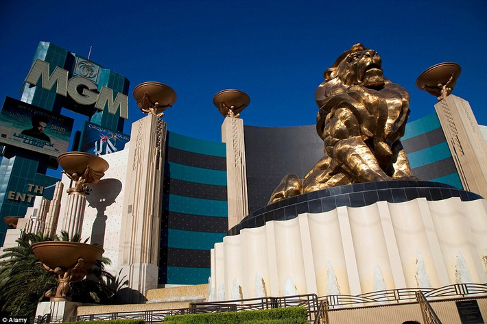 Khách sạn MGM Grand (ảnh) ở Las Vegas cũng nằm trong danh sách top khách sạn lớn nhất thế giới với 6.198 phòng.