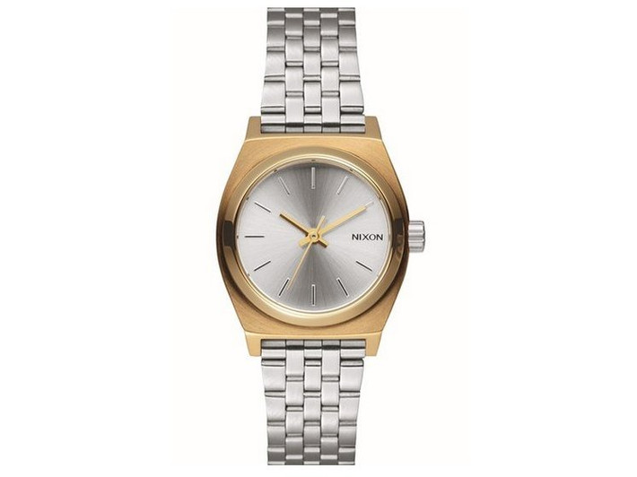 Nixon "The Small Time Teller" (bạc/vàng): Đây là một sự lựa chọn hoàn hảo cho bất cứ ai đang muốn tìm kiếm một phụ kiện cổ điển và cá tính. Giá của nó là 100 USD.