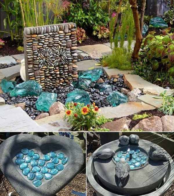 Chỉ cần sáng tạo một chút, bạn đã có những tác phẩm trang trí vườn bằng đá tuyệt đẹp...