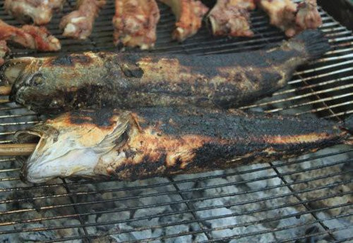 Cá tràu Võ Cạnh: Riêng ở Khánh Hòa, nói đến cá tràu (cá lóc) là phải nhắc đến làng Võ Cạnh (một ngôi là nhỏ thuộc phường Vĩnh Trung, thành phố Nha Trang), theo nhiều người thì cá tràu ở đây mập, thịt thơm ngọt và không có mùi tanh như cá ở những nơi khác.