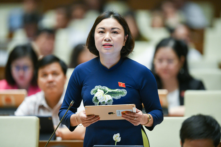 Đại biểu Đặng Bích Ngọc – Đoàn Hoà Bình: “Thực tế, tình trạng tiêu cực, tham nhũng trong việc định giá đất tại một số địa phương thời gian qua một phần do những bất cập trong việc xác định bảng giá đất. Tính minh bạch, khách quan, chính xác của bảng giá đất là vấn đề rất quan trọng, góp phần định giá đất cụ thể. Do đó, đề nghị cần có tổ chức độc lập, chuyên nghiệp trong việc xây dựng bảng giá đất đảm bảo công khai, minh bạch, tránh tiêu cực khi xây dựng, trình cấp có thẩm quyền phê duyệt bảng giá đất hàng năm”.