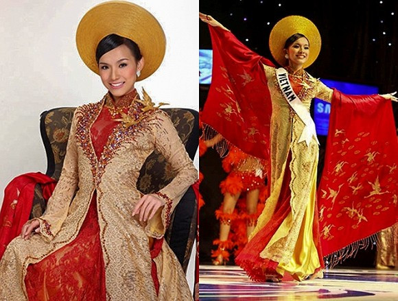 Nguyễn Thùy Lâm diện bộ trang phục được lấy cảm hứng từ áo dài của Nam Phương Hoàng hậu với 7.500 viên pha lê cùng 500 viên ngọc trai. Với bộ trang phục này, Thùy Lâm đã xuất sắc đạt top 10 Trang phục truyền thống Miss Universe 2008 và top 15 Miss Universe 2008.