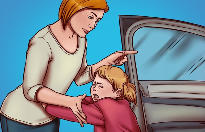 3. Từ chối thực hiện mọi việc: Việc từ chối đi giày, ngồi vào ôtô, đeo ba lô hay mặc quần áo cho thấy con mệt mỏi khi bị yêu cầu làm việc này việc kia. Lúc này, chúng cần được nghỉ ngơi, thư giãn. Khi con có biểu hiện như vậy, phụ huynh cần hiểu trẻ đang quá sức và nên hạn chế lôi kéo chúng ra ngoài hay đăng ký hàng loạt lớp học thêm.