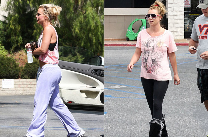 Thời trang đường phố của Britney Spears luôn bị coi là thảm họa.