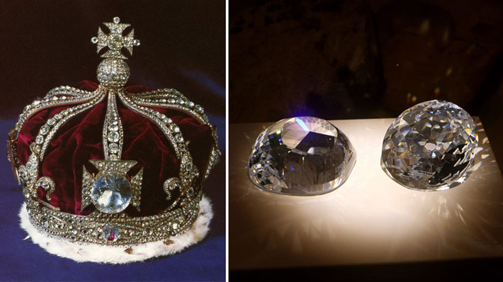 Về sau, viên kim cương Koh-i-Noor được gắn trên vương miện của Nữ hoàng Anh.