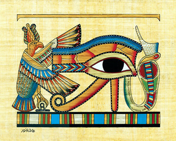 Thần Horus là vị thần đại diện cho sức khỏe, sự sống và tái sinh. Horus là con trai của Osiris và Isis.