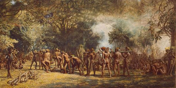 Một vài bộ lạc ở Nam Mỹ và Australia được cho là nơi thực hành nghi lễ kinh dị có tên Endocannibalism. Đây là tập tục ăn xương người chết hết sức hãi hùng.