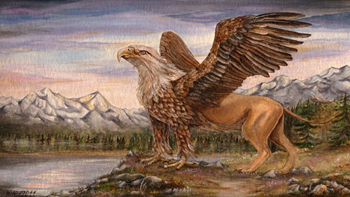 Griffin được mệnh danh là vua của tất cả các loài động vật bởi cơ thể chúng là sự pha trộn của chúa sơn lâm và vua của loài chim.