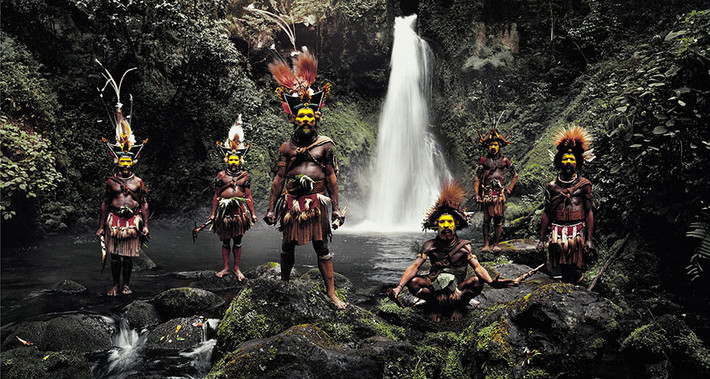 Bộ lạc Huli ở Indonesia và Papua New Guinea. (Nguồn Bored Panda)