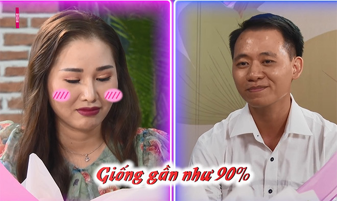 Tiếp đó, cặp đôi khiến Cát Tường vô cùng bất ngờ khi đoán trúng hình đối phương dù chưa gặp mặt. Mở rào đối diện, Diễm My cảm nhận bạn trai hiền, còn Văn Sáng thấy bạn gái đẹp và dễ thương giống gần 90% những gì anh tưởng tượng.
