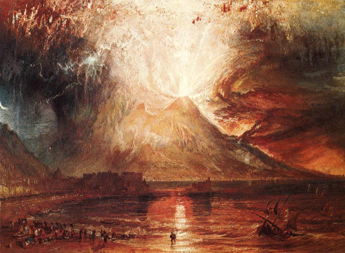 Do nằm ở dưới chân núi lửa Vesuvius nên Pompeii chịu ảnh hưởng tồi tệ của thảm kịch này.