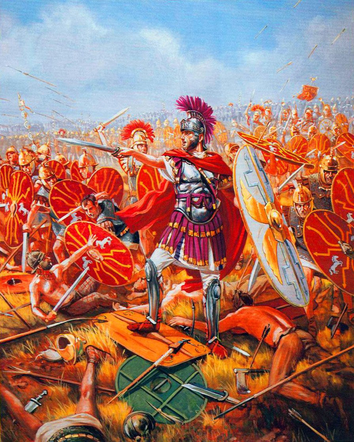 Hoàng đế La Mã Julius Caesar (100 - 44 trước Công nguyên) là một trong những ông hoàng nổi tiếng nhất lịch sử thế giới cổ đại. Ông được biết đến với nhiều cuộc chinh phạt đẫm máu và ác liệt.
