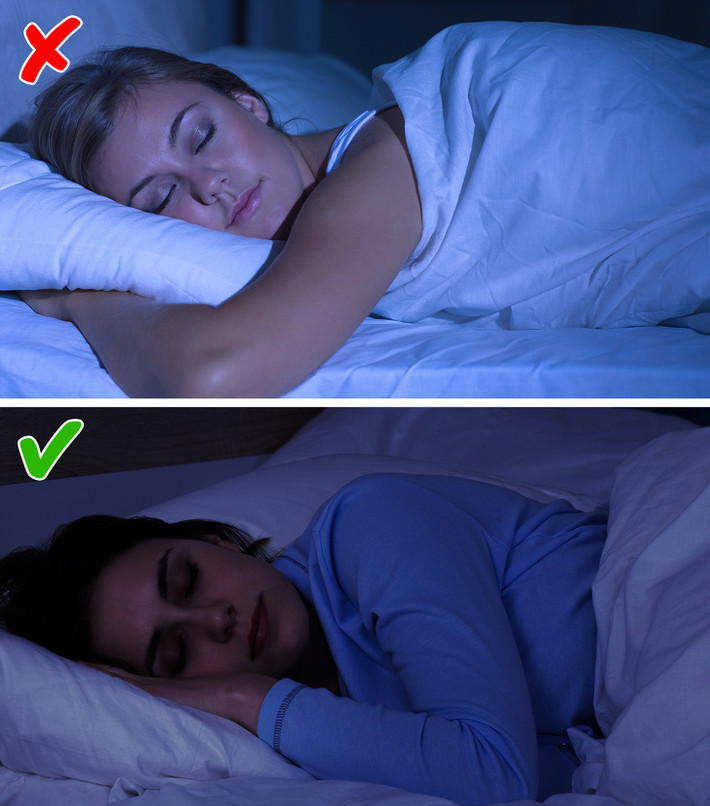 Cố ngủ đủ giấc: Hai nhà khoa học Sunil Sharma và Mani Kavuru đã chứng minh rằng những người ngủ trong phòng tối ít bị béo phì hơn những người ngủ trong phòng sáng. Để giảm cân, chúng ta cũng phải ngủ 7-8 giờ.