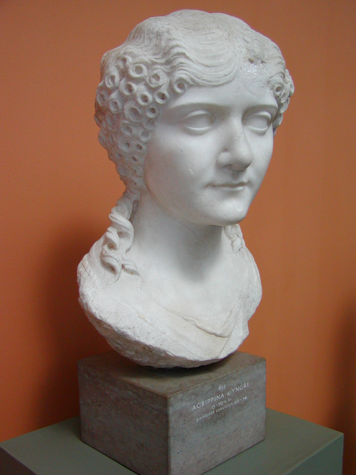 Là một người phụ nữ nhiều dã tâm, Julia âm mưu cùng người anh rể đầu độc Caligula để chiếm ngai vàng. Thế nhưng, kế hoạch của bà không thành. Kết quả là người anh rể bị nhà vua xử tử. Trong khi đó, Caligula tịch thu mọi tài sản, tước vị và bắt Julia đi lưu đày biệt xứ. Con trai Nero được phép ở lại và giao cho một gia đình quý tộc La Mã nuôi dưỡng.
