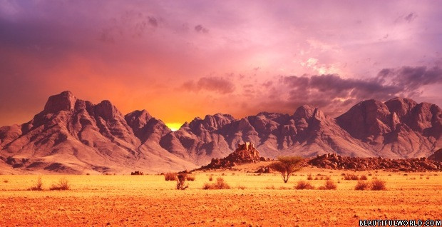 Các chuyên gia tìm thấy kim cương tại sa mạc Namib. Nhờ vậy, nhiều cuộc khai thác kim cương diễn ra tại sa mạc khô cằn này.