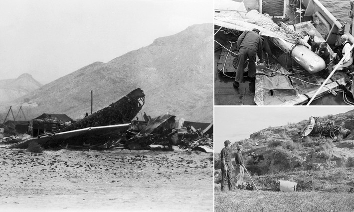 Đến tháng 3/1956, một sự cố vũ khí hạt nhân xảy ra. Khi ấy, Mỹ thất lạc 2 quả bom hạt nhân.