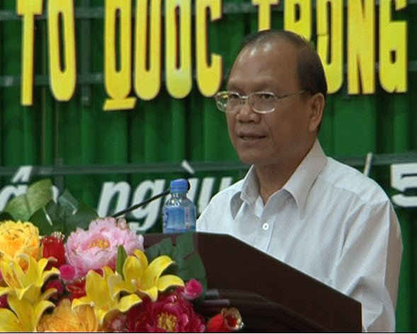Ông Nguyễn Mạnh Hùng - nguyên Ủy viên Trung ương Đảng, nguyên Bí thư Tỉnh ủy Bình Thuận;