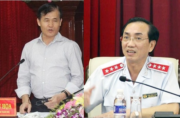 Ông Đặng Công Huẩn - Ủy viên Ban cán sự đảng, Phó Tổng Thanh tra Chính phủ và ông Vũ Văn Họa, Ủy viên Ban cán sự đảng, Phó Tổng Kiểm toán Nhà nước bị kỷ luật khiển trách do đã đã vi phạm trong chỉ đạo thanh tra, giải quyết tố cáo và kiểm toán tại tỉnh Bình Thuận.
