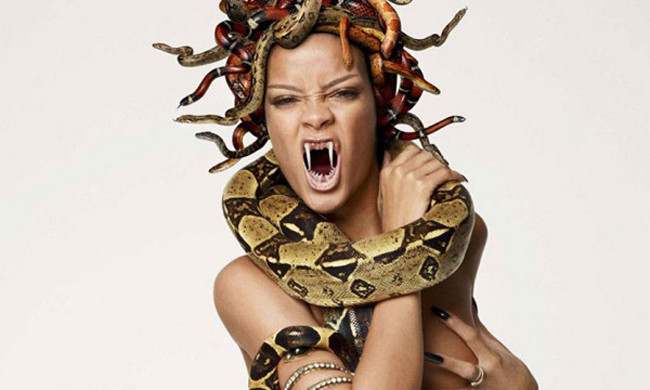 Một ca sĩ cá tính như Rihanna thì chắc chắn không thể bỏ qua những loài động vật thú vị này.