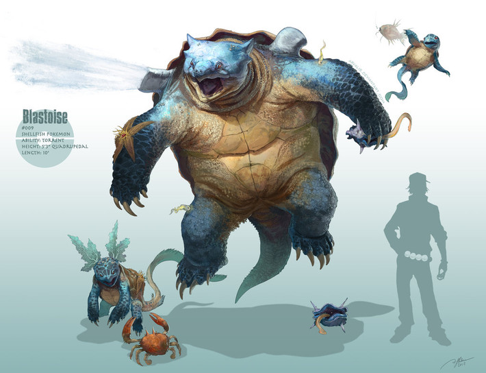 Pokemon Mega Blastoise là đời tiến hóa cuối cùng của Squirtle. Ở đời này hai khẩu thủy pháo đã hợp nhất thành một khẩu đại pháo duy nhất nằm trên lưng khi Blastoise biến thành Mega Blastoise. Khẩu đại pháo này có uy lực vô cùng khủng khiếp, tầm xa của nó tăng lên đến 6 dặm, khiến bất cứ đối thủ nào cũng phải dè chừng.