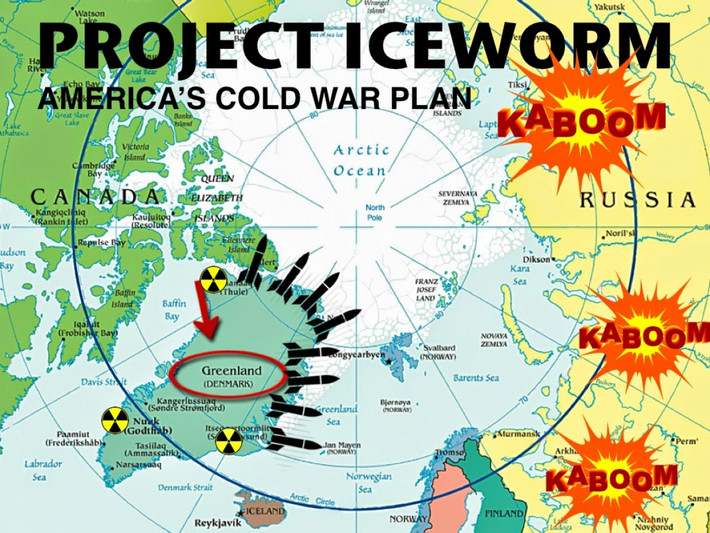 Project Iceworm là mật danh của dự án bí mật nhằm bố trí vũ khí của quân đội Mỹ triển khai từ năm 1958. Giới chức Mỹ chọn đảo Greenland - lãnh thổ tự trị của Đan Mạch làm nơi cất giữ tên lửa hạt nhân của mình. Dự án tối mật trên được Mỹ triển khai bằng việc thiết lập Trại Thế kỷ (Camp Century) ở độ cao 2.000m tại phần tây bắc đảo Greenland.