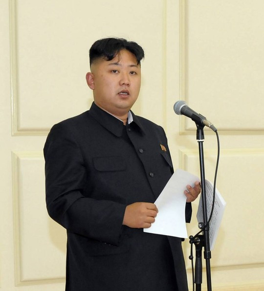 Kiểu tóc trước đây của ông Kim Jong-un. (Ảnh: Reuters)