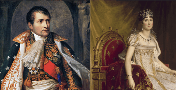 Bất chấp sự phản đối của mẹ, Napoleon yêu say đắm Josephine và thường gửi thư cho người yêu. Có ngày, ông viết tới 4 - 5 lá thư tình cho Josephine.