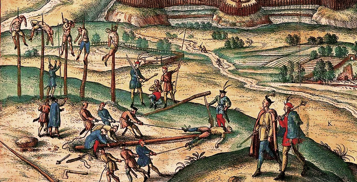 Bá tước Vlad Tepes III được mô tả là thích thú khi chứng kiến phạm nhân bị đóng cọc xuyên người và chịu sự đau đớn tột độ nhưng không thể chết ngay lập tức.