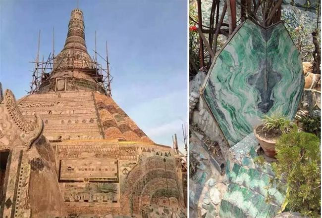 Tháng 3/2015, một ông trùm cờ bạc tại Myanmar đã chi ra 10 tỷ USD để xây dựng riêng cho mình cả một ngôi đền bằng đá ngọc lục bảo.
