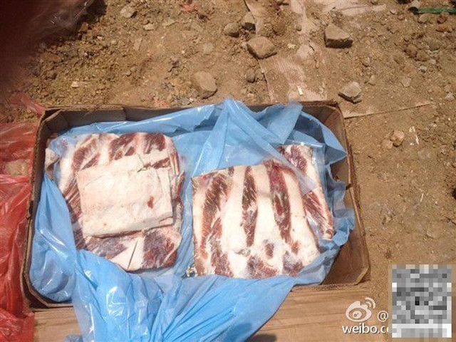 Số thịt đông lạnh này đã được nhập khẩu bất hợp pháp vào Trung Quốc.