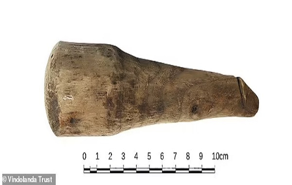 Cổ vật trên có chiều dài khoảng 16 cm. Nó có một đầu tròn và thon hơn so với đầu còn lại. Các nhà khoa học cho rằng kích thước ban đầu của món đồ này lớn hơn. Tuy nhiên, do được làm từ gỗ nên nó bị co ngót, cong vênh theo thời gian.