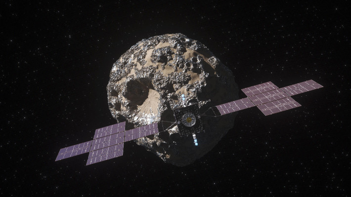 Sau khi đến nơi, tàu vũ trụ NASA sẽ bay quanh tiểu hành tinh Psyche và thăm dò nó bằng nhiều thiết bị khoa học gồm máy ảnh đa phổ, phổ kế neutron, tia gamma, từ kế.
