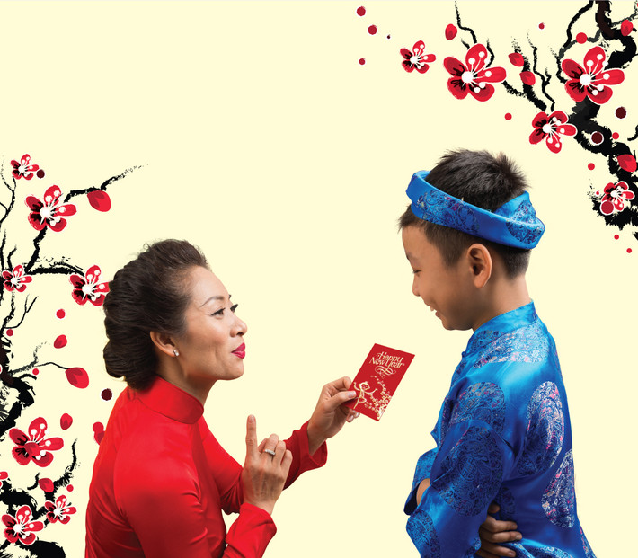 Khách tới nhà ai chúc Tết lì xì trẻ con của nhà đó, tương tự, chủ nhà đón khách tới chúc Tết lì xì trẻ em đi theo khách. Vì vậy, ý nghĩa chính của việc lì xì là mong ước cầu chúc các cháu hay ăn chóng lớn, vui chơi, học hành tấn tới.