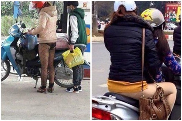 Cũng có rất nhiều trường hợp lên đồ ra phố mà như “cởi chuồng”. Chỉ cần cách kết hợp thời trang không đúng, quần tất khiến bạn trở thành tâm điểm của sự chỉ trích.