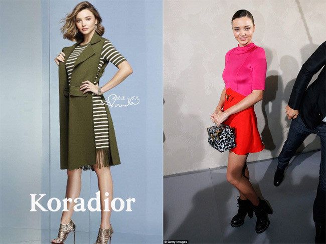 Sau 20 năm làm mẫu, Miranda Kerr đã thực sự trở thành một cái tên được nhiều người biết tới và là gương mặt người mẫu nhiều người ưa thích. Cô đã trở thành người mẫu của các thương hiệu danh tiếng như Victoria's Secret, Chanel và Miu Miu. (Ảnh: Getty Images)