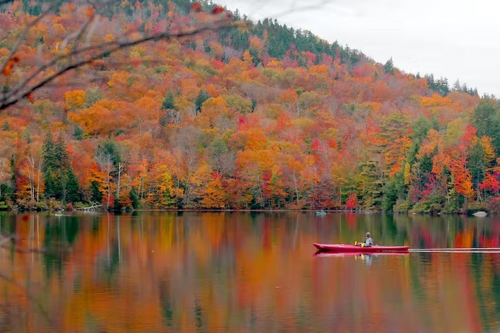 Dãy White, New Hampshire, Mỹ: Với màu sắc rực rỡ, dãy White được xem là một trong những điểm tham quan tuyệt diệu nhất không chỉ ở Mỹ mà còn trên toàn thế giới.