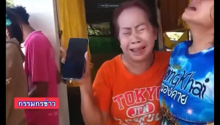 Người thân của các nạn nhân khóc gào trong đau đớn khi nhận tin dữ.