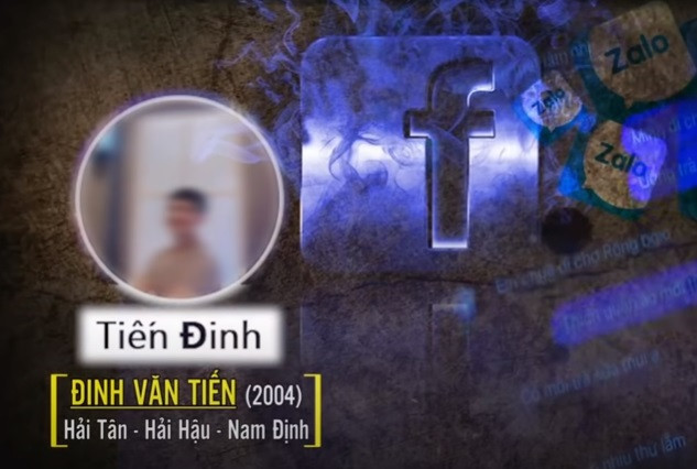 Điều tra Facebook Tiến Đinh, cảnh sát nắm được thông tin đầy đủ là Đinh Văn Tiến (SN 2004, quê ở xã Hải Tân, huyện Hải Hậu), hiện đang sinh sống, làm việc tại Phú Thọ. Trên các trang mạng xã hội facebook, zalo, Tiến chủ động kết bạn với các bé gái tuổi vị thành niên ở nhiều nơi nhưng nhiều nhất ở tỉnh Nam Định. Bằng thủ đoạn rủ rể các bé gái đi tham quan, du lịch và hứa hẹn sẽ tìm được việc làm cho các bé gái với mức thu nhập cao.