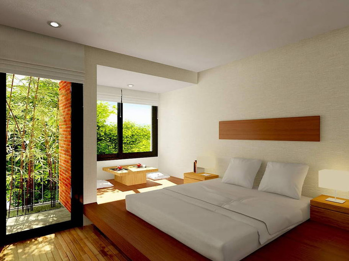 Đồng thời, cửa sổ lớn cũng giúp các căn phòng luôn đón nhận được ánh sáng và thông gió tự nhiên.