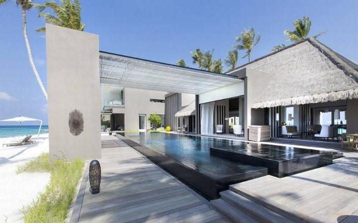 Khu biệt thự xa hoa Owner's Villa thuộc khách sạn Cheval Blanc Randheli ở Maldives.