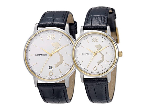 Phiên bản đồng hồ đặc biệt Romanson gồm 6 mẫu nam và nữ, dây kim loại và dây da, mặt kính sapphire cao cấp, độ chịu nước 50M, máy Quartz Thụy Sỹ.