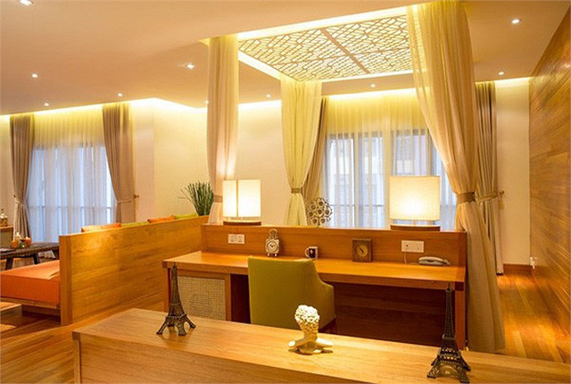 Từng góc nhỏ trong căn nhà đều được trang trí gọn gàng, hiện đại mà không kém phần sang trọng.