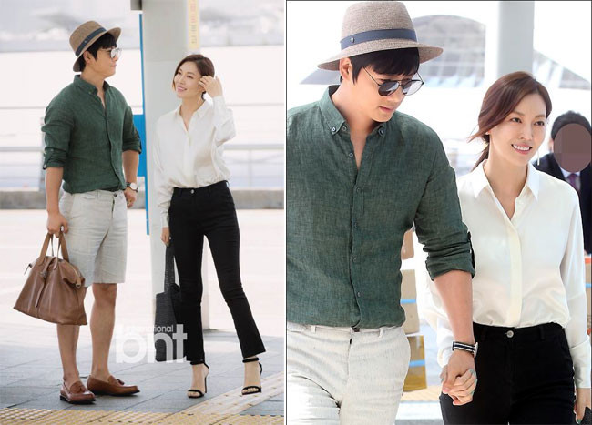 Mới đây hai người quyết định tới Áo để chụp ảnh cưới. Hình ảnh Kim So Yeon và Lee Sang Woo tay trong tay tình tứ ở sân bay khiến fan ấm lòng. (Ảnh:bnt)