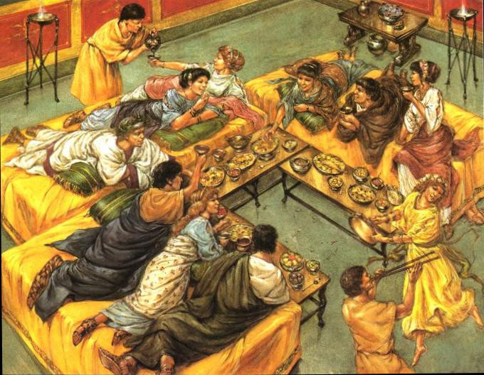 Thông qua những bữa tiệc này, vua chúa La Mã thể hiện quyền uy và sự giàu có của bản thân. Không những vậy, những buổi tiệc linh đình cũng giúp họ vui vẻ, phấn khích hơn.