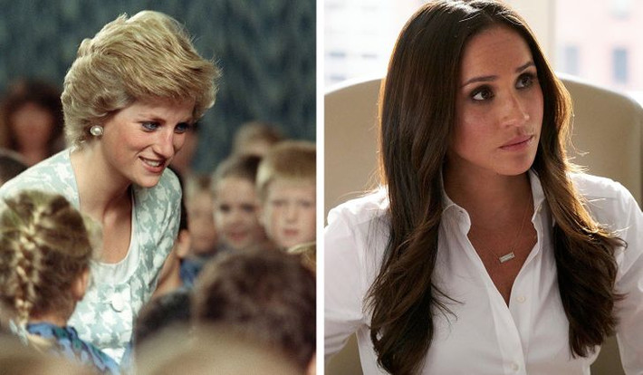 Công nương Diana và con dâu út Meghan Markle được đánh giá là có một số điểm chung đáng chú ý. Trong số này cả hai cùng có sự nghiệp ấn tượng trước khi trở thành nàng dâu hoàng gia.