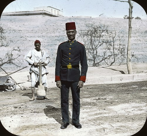 Hai người đàn ông ở Cairo, Ai Cập những năm 1900.