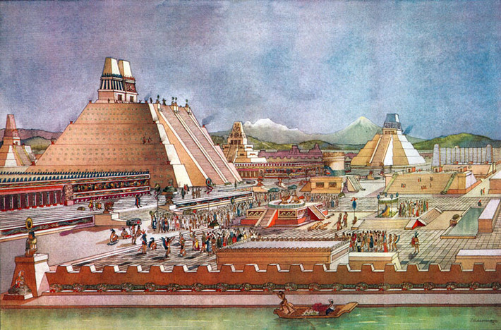 Do vậy, người dân Aztec không ngừng tìm kiếm và cuối cùng cũng tìm được vùng đất được nhắc đến trong lời tiên tri.