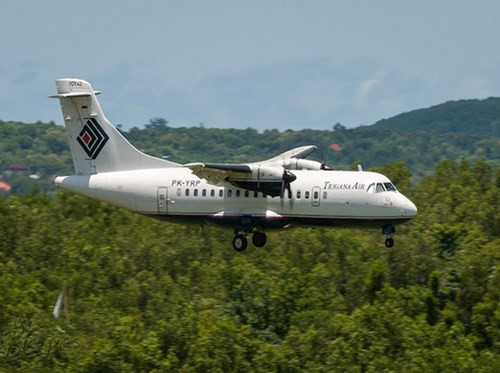 Máy bay ATR 42-300 có sức chứa 50 hành khách và chở được tổng trọng lượng tối đa là 4.500kg.