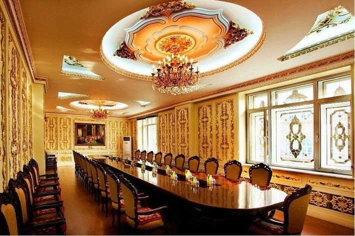 Phòng họp hiện đại, xa hoa.