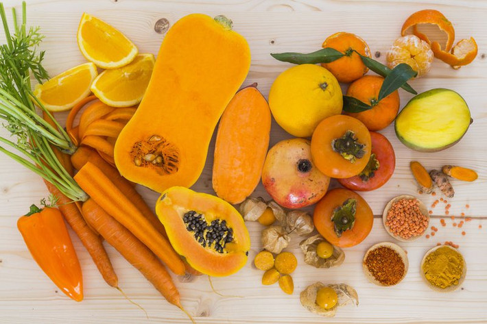 Thực phẩm chứa carotenoid: Carotenoid rất quan trọng cho sức khỏe phổi, là loại chất chống oxy hóa có khả năng giảm nguy cơ ung thư phổi tốt nhất. Nó cũng rất tốt cho bệnh nhân bị hen vì giúp họ giảm đau. Ảnh: Internet.